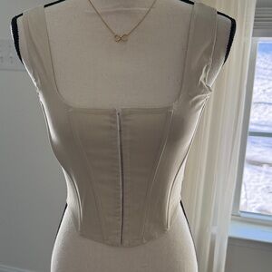 Beige Corset Top